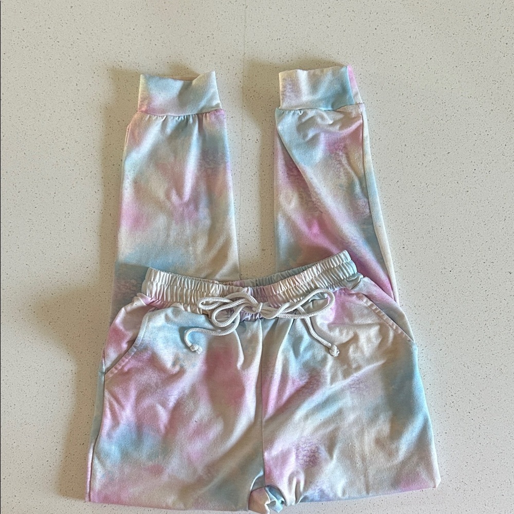 Women's Tie-Dye Joggers in Pastel Hues